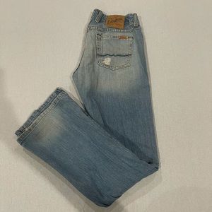 Vintage Lucky Brand Jeans Wonder Dungarees Sz 0